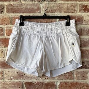 Lululemon Athletica white Athletic Shorts 3 1/2 inch inseam